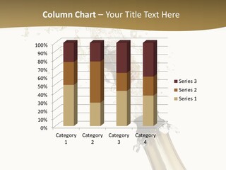 Isolated Wine White PowerPoint Template