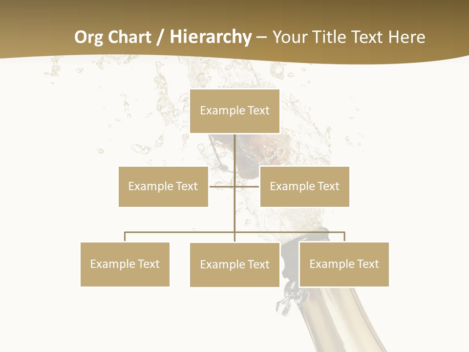Isolated Wine White PowerPoint Template
