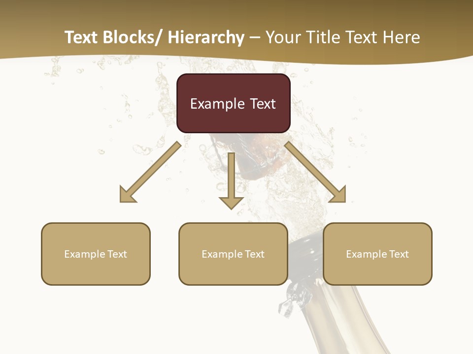 Isolated Wine White PowerPoint Template