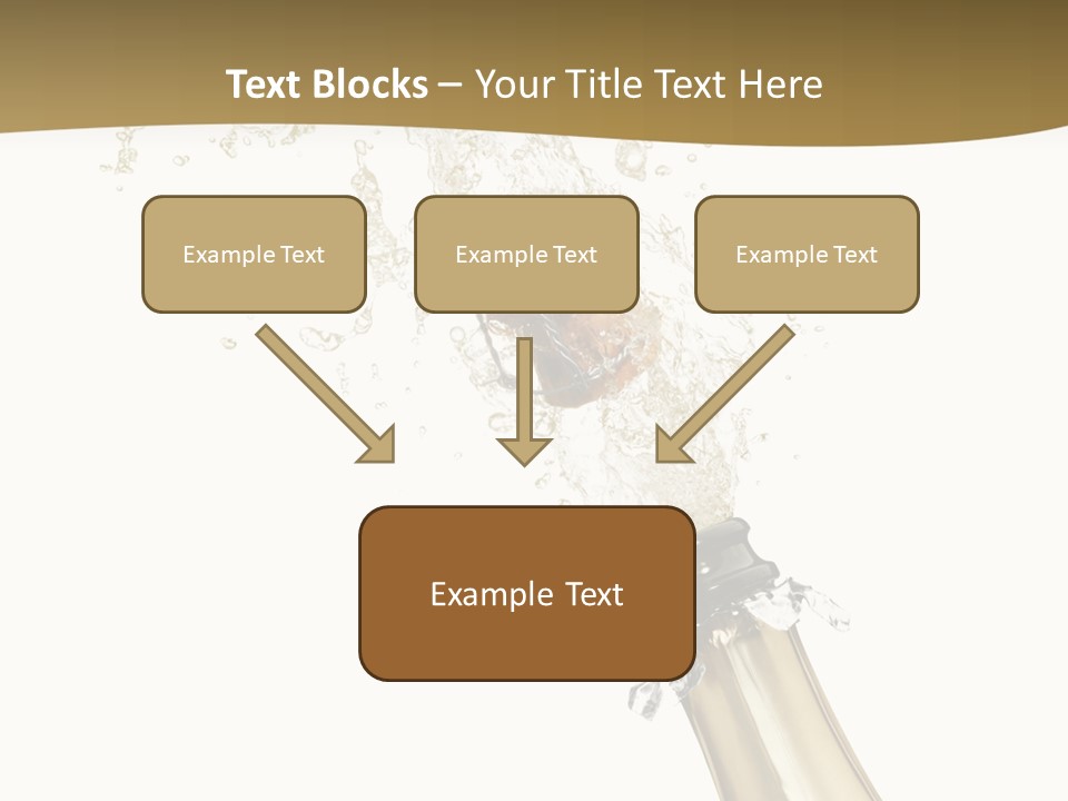 Isolated Wine White PowerPoint Template