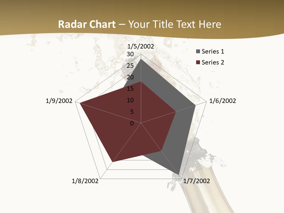 Isolated Wine White PowerPoint Template