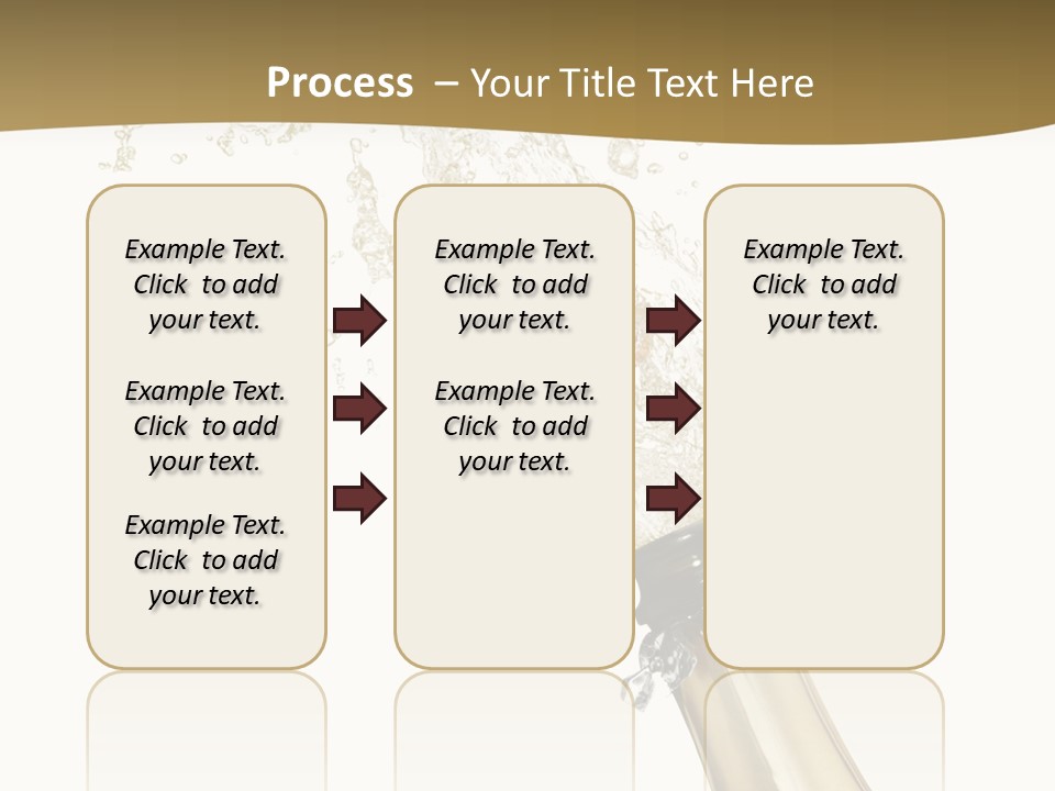 Isolated Wine White PowerPoint Template