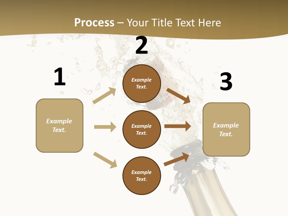 Isolated Wine White PowerPoint Template