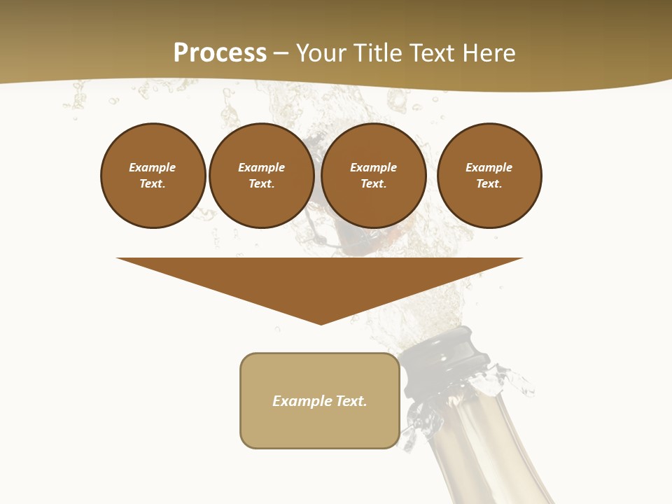 Isolated Wine White PowerPoint Template