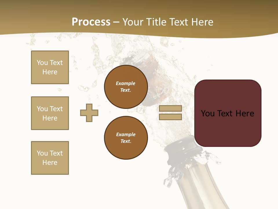 Isolated Wine White PowerPoint Template