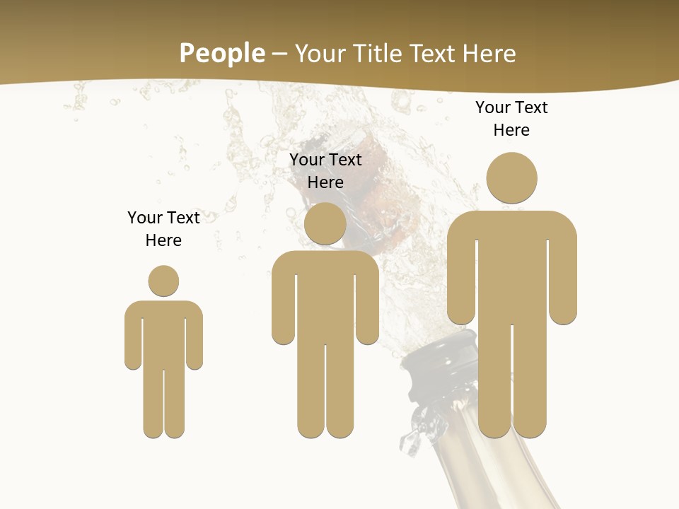 Isolated Wine White PowerPoint Template