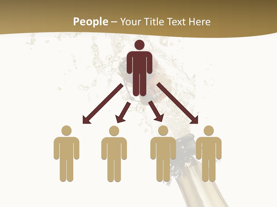 Isolated Wine White PowerPoint Template