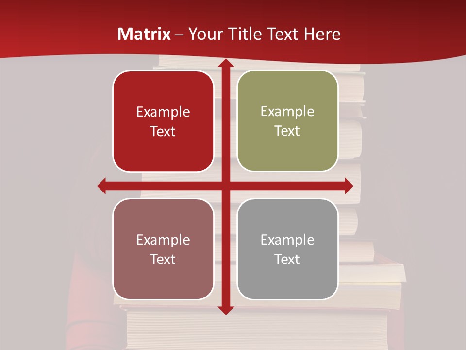 Bibliophile Hold Person PowerPoint Template