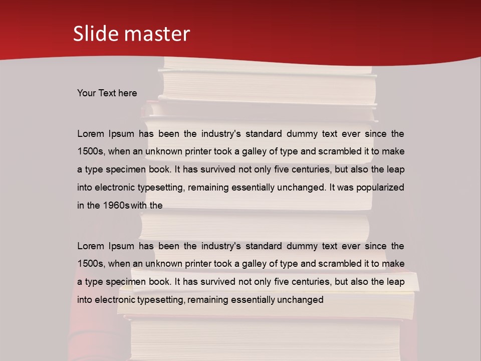 Bibliophile Hold Person PowerPoint Template