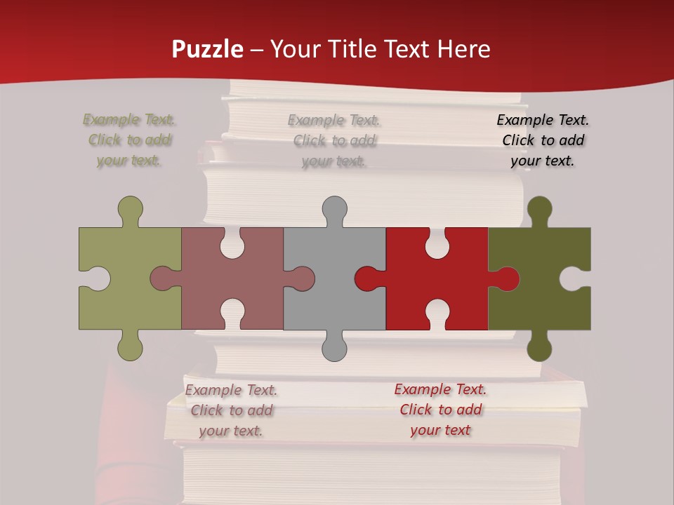 Bibliophile Hold Person PowerPoint Template