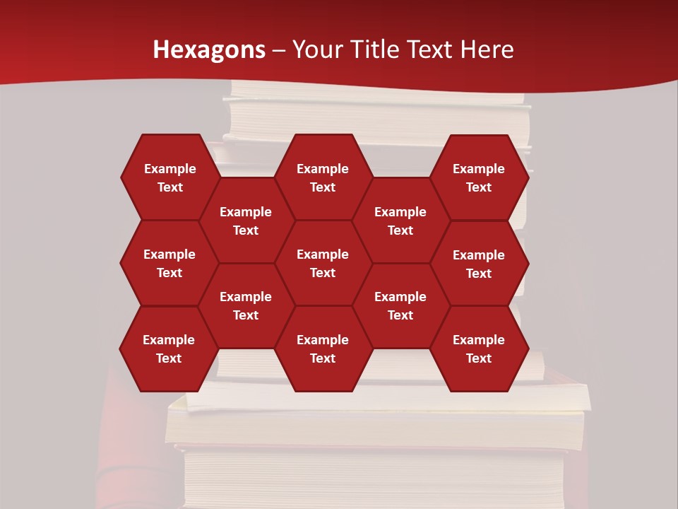 Bibliophile Hold Person PowerPoint Template