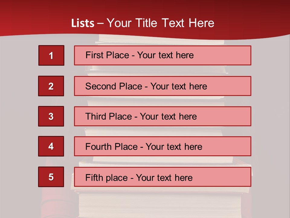 Bibliophile Hold Person PowerPoint Template