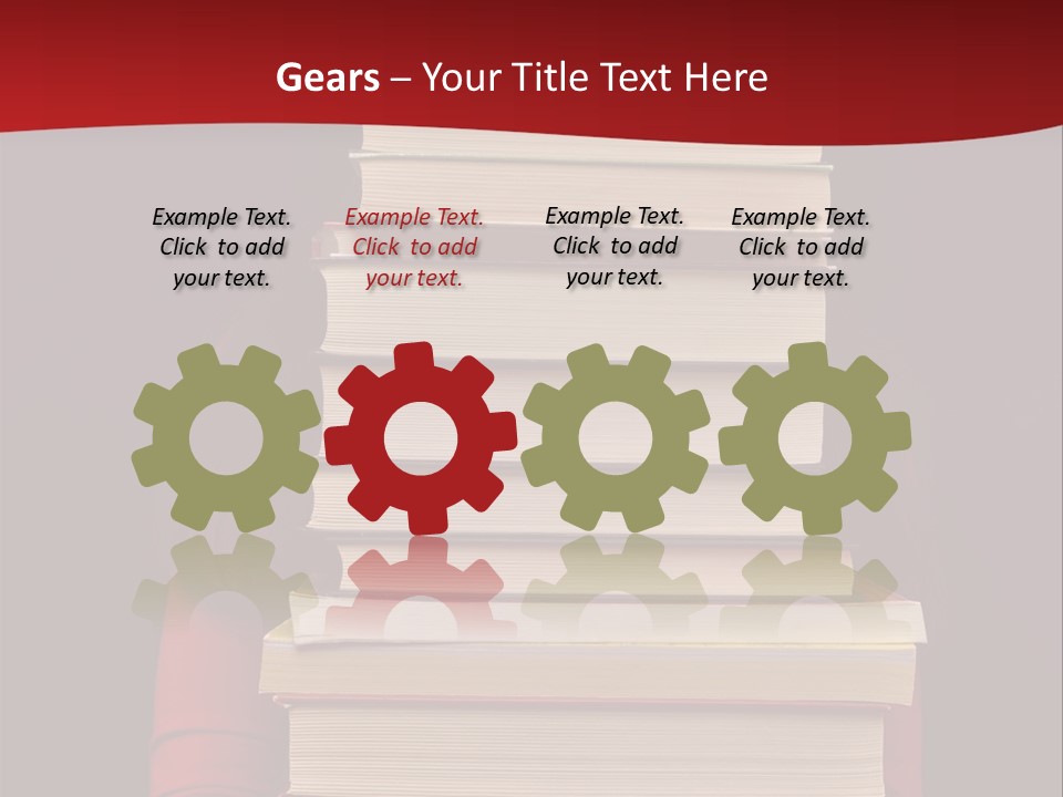 Bibliophile Hold Person PowerPoint Template