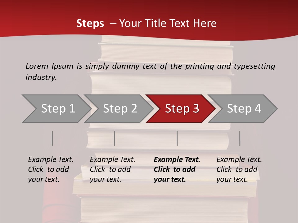 Bibliophile Hold Person PowerPoint Template