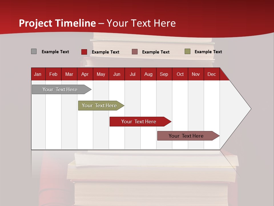 Bibliophile Hold Person PowerPoint Template