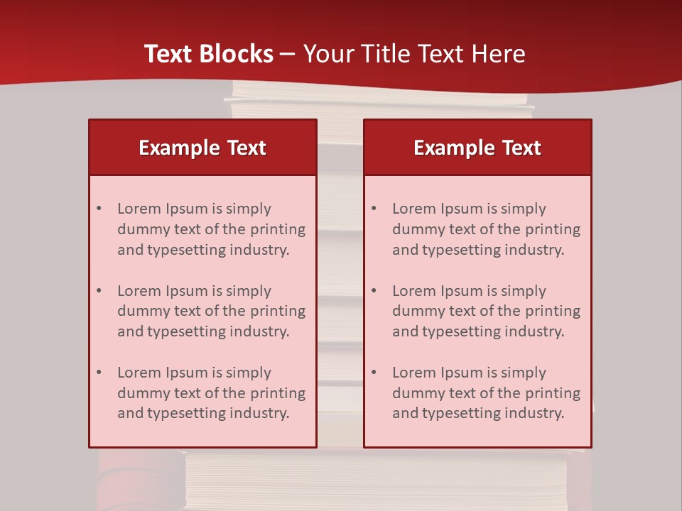 Bibliophile Hold Person PowerPoint Template