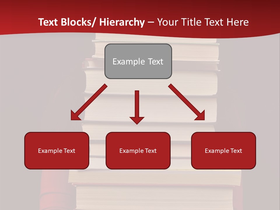 Bibliophile Hold Person PowerPoint Template