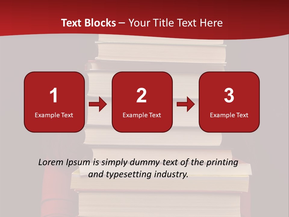 Bibliophile Hold Person PowerPoint Template