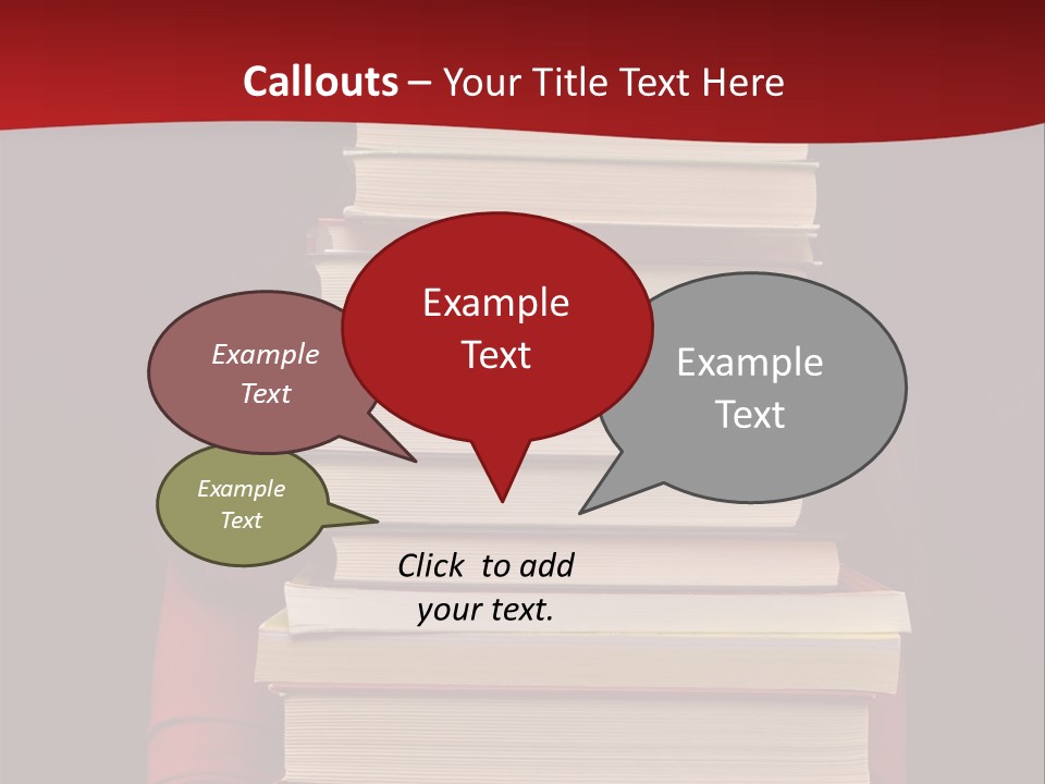 Bibliophile Hold Person PowerPoint Template