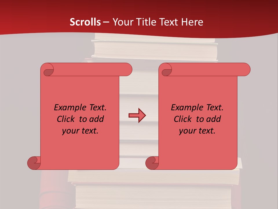Bibliophile Hold Person PowerPoint Template