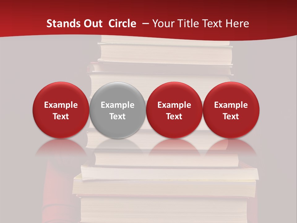 Bibliophile Hold Person PowerPoint Template