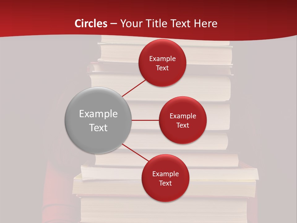 Bibliophile Hold Person PowerPoint Template