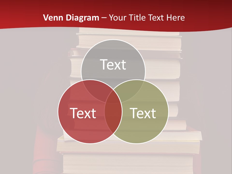 Bibliophile Hold Person PowerPoint Template