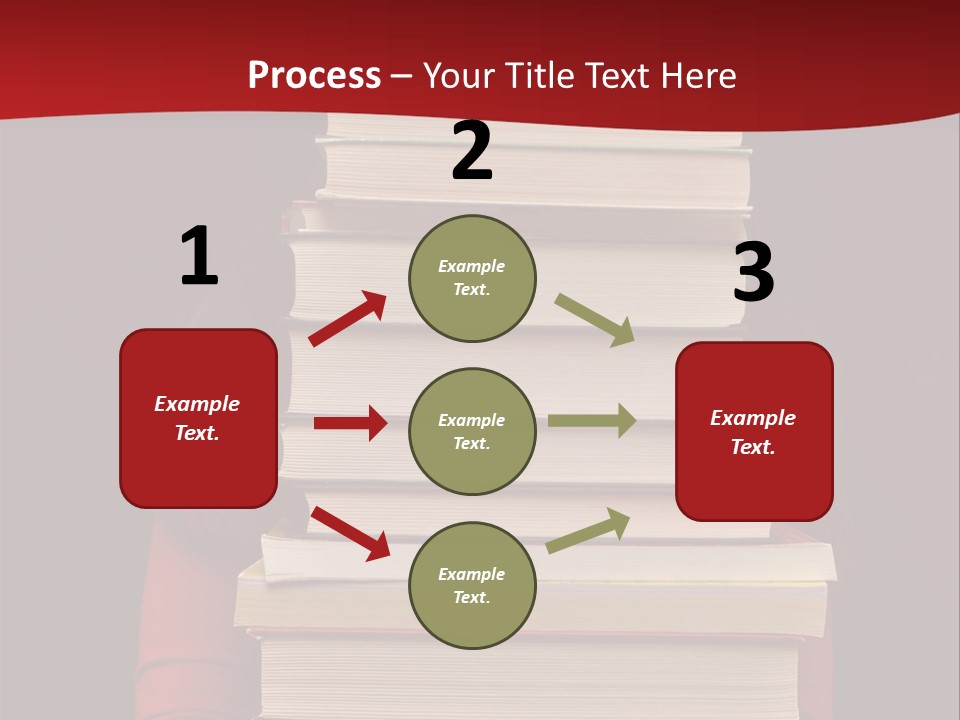 Bibliophile Hold Person PowerPoint Template