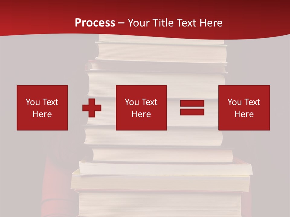 Bibliophile Hold Person PowerPoint Template