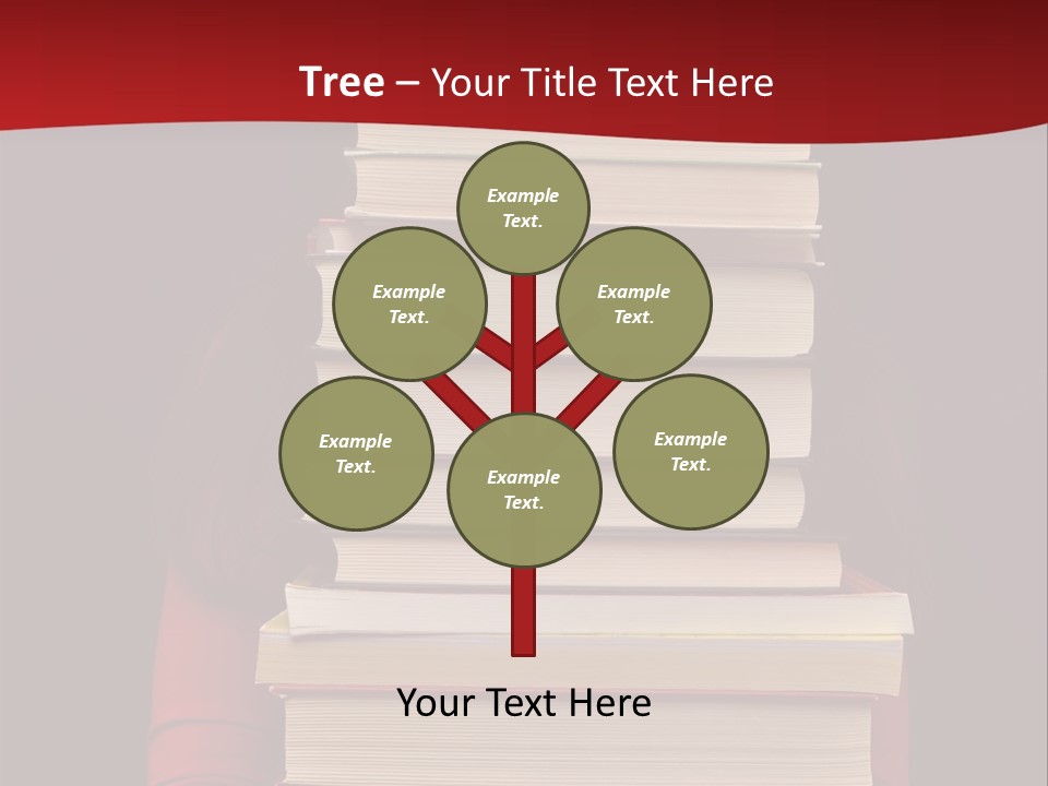 Bibliophile Hold Person PowerPoint Template