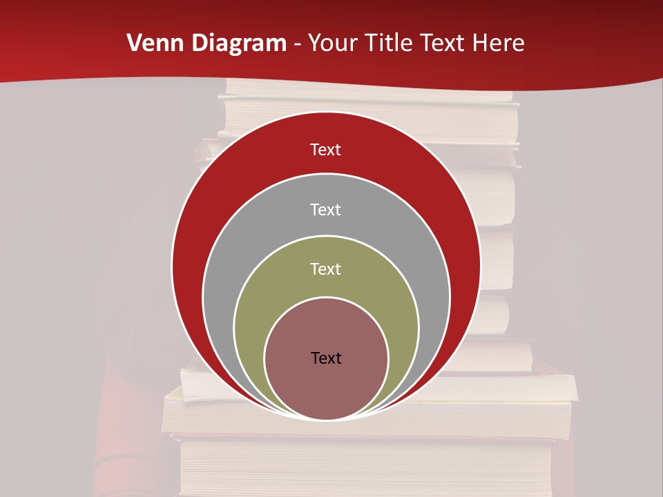 Bibliophile Hold Person PowerPoint Template