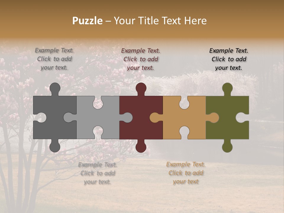 Blooming Tourism Nature PowerPoint Template