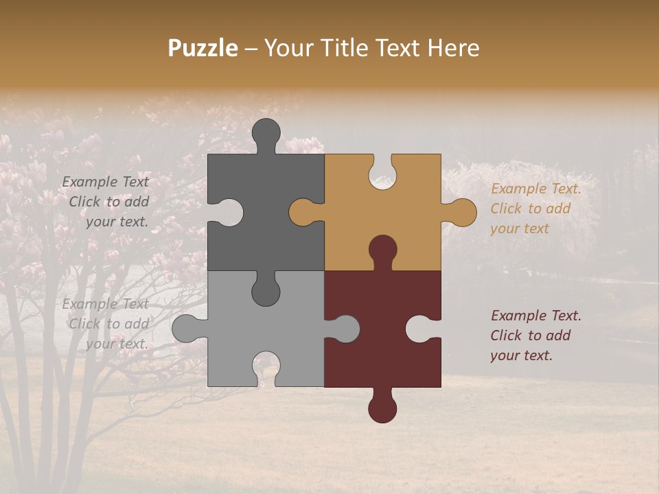 Blooming Tourism Nature PowerPoint Template