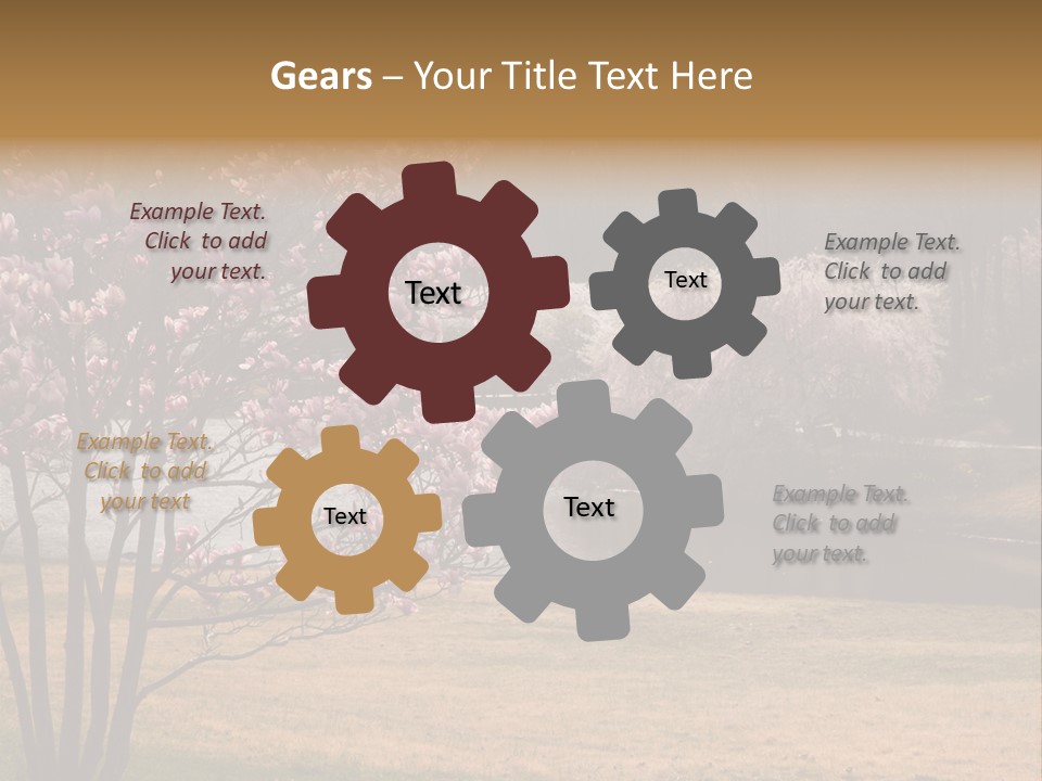 Blooming Tourism Nature PowerPoint Template