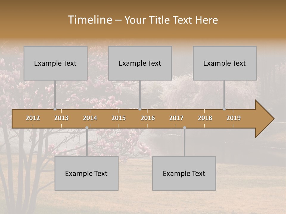 Blooming Tourism Nature PowerPoint Template