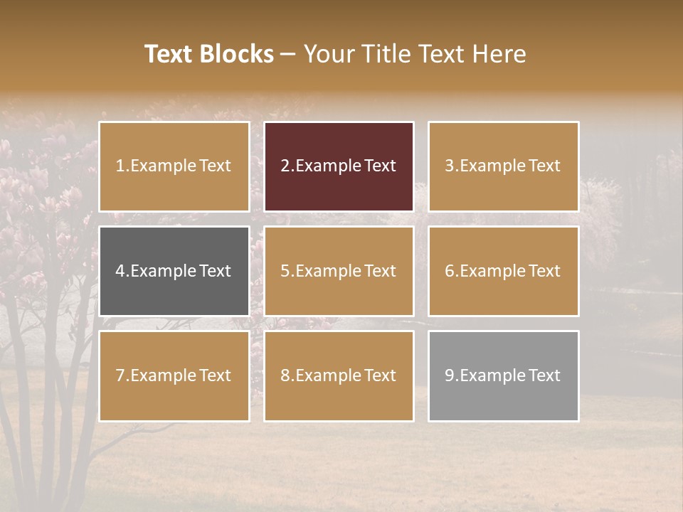 Blooming Tourism Nature PowerPoint Template