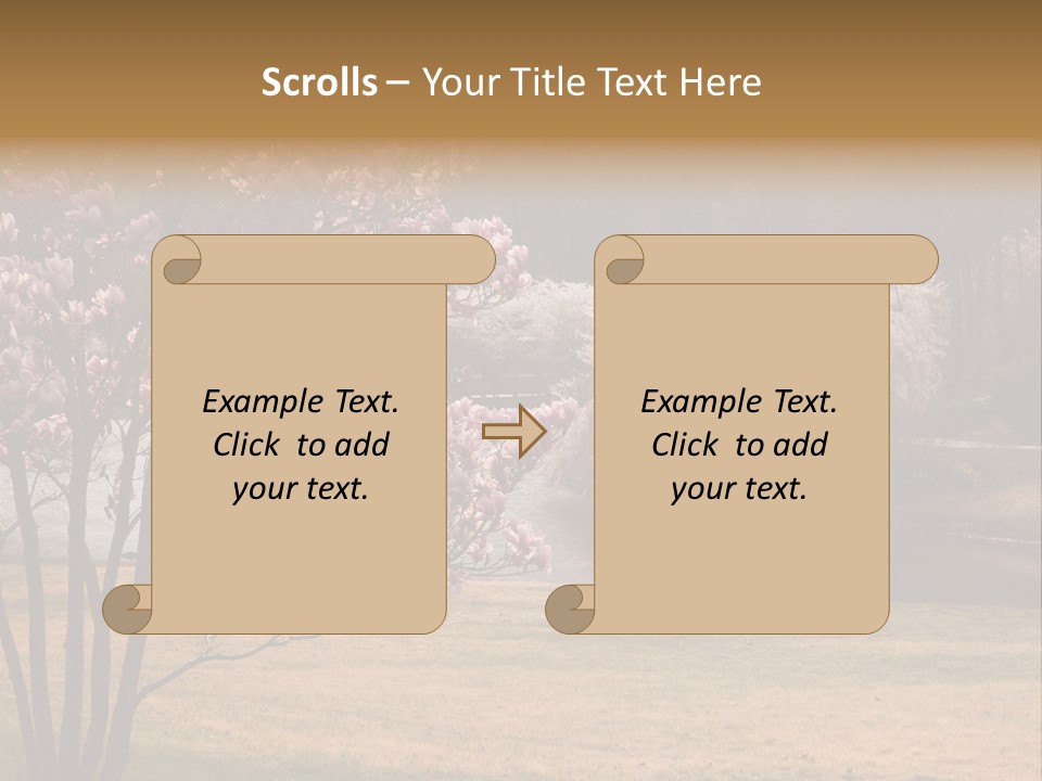 Blooming Tourism Nature PowerPoint Template