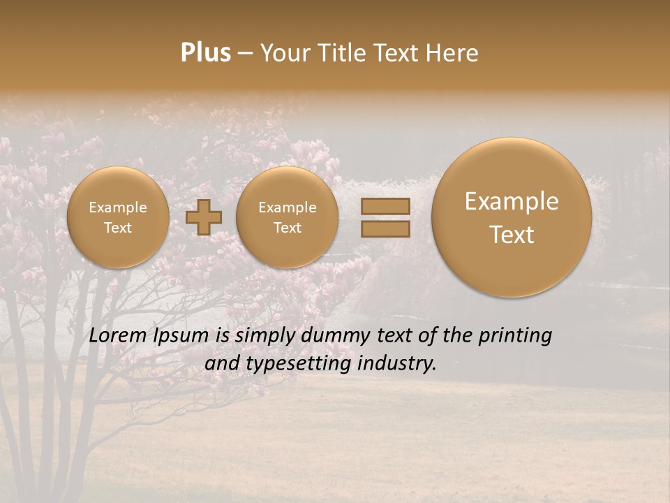 Blooming Tourism Nature PowerPoint Template