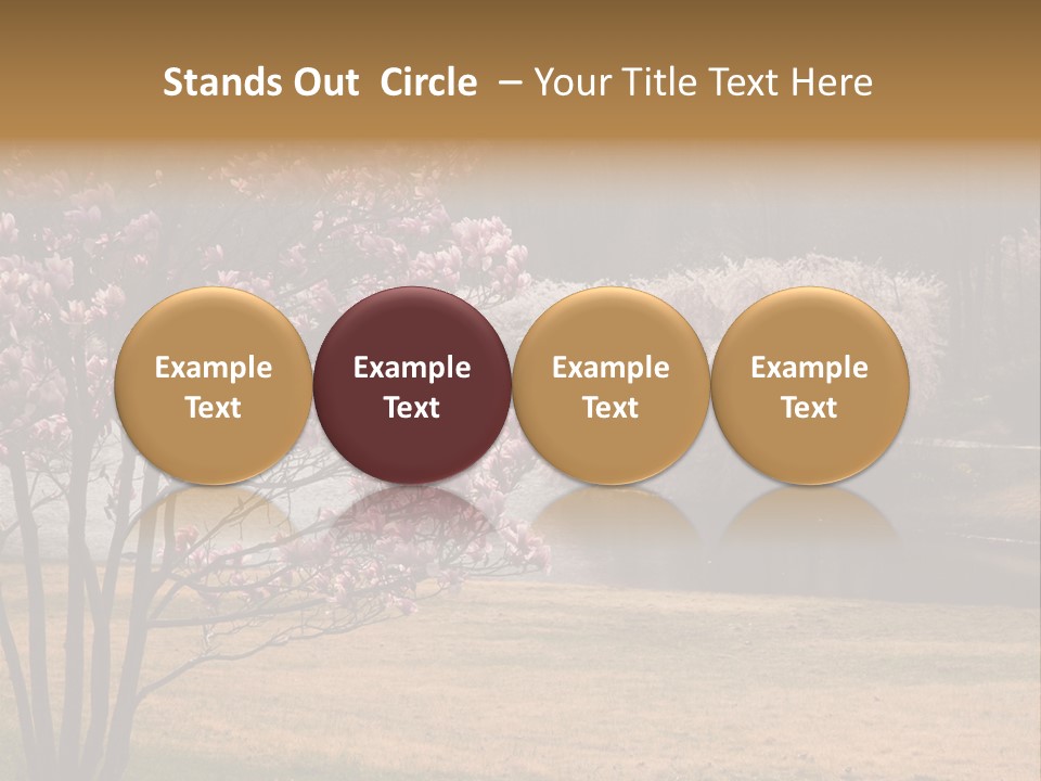 Blooming Tourism Nature PowerPoint Template