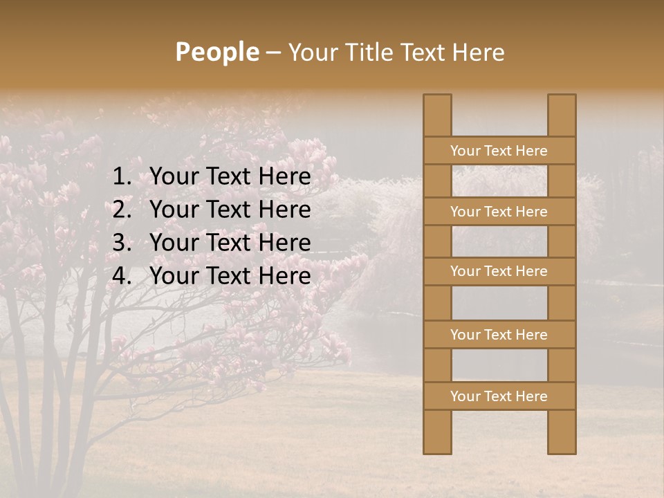 Blooming Tourism Nature PowerPoint Template