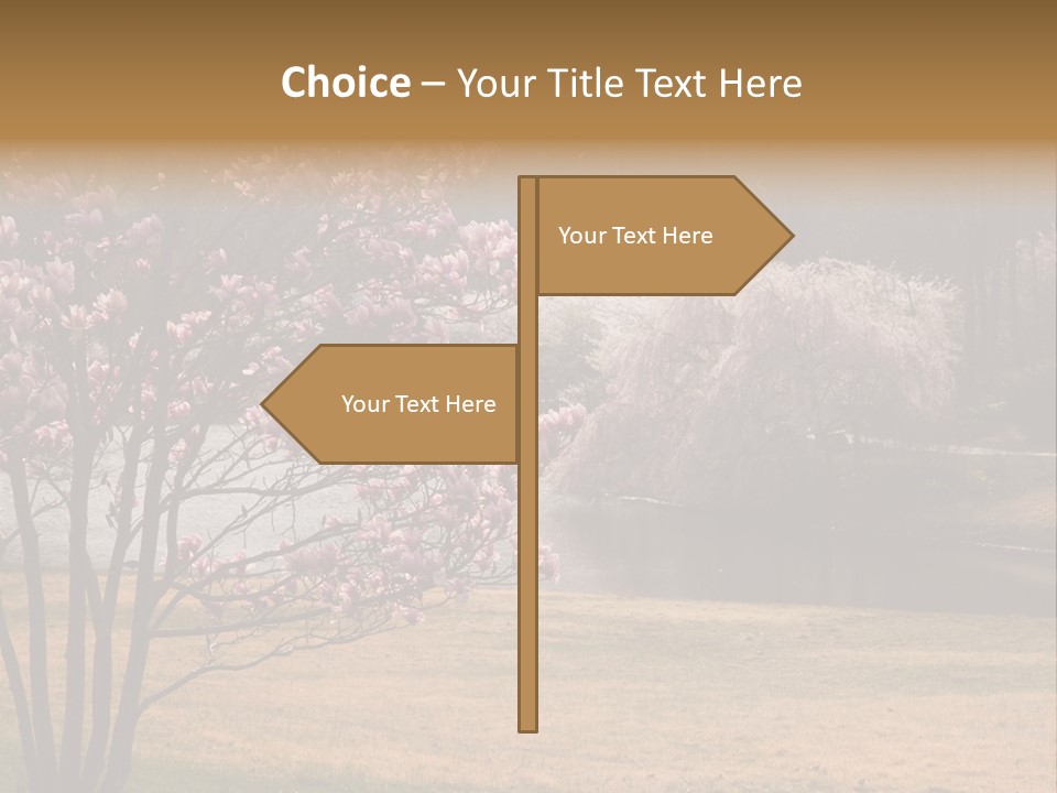 Blooming Tourism Nature PowerPoint Template