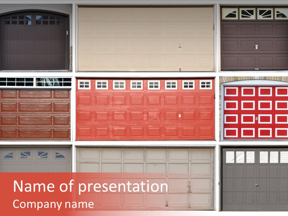 Single Window Colors PowerPoint Template