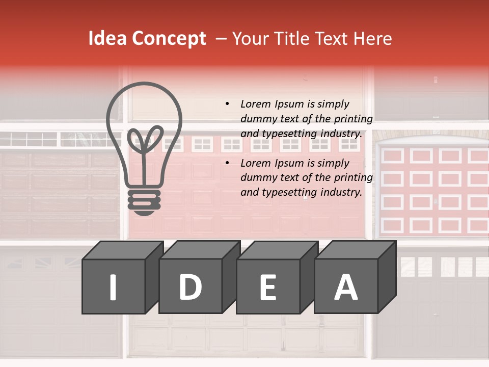 Single Window Colors PowerPoint Template
