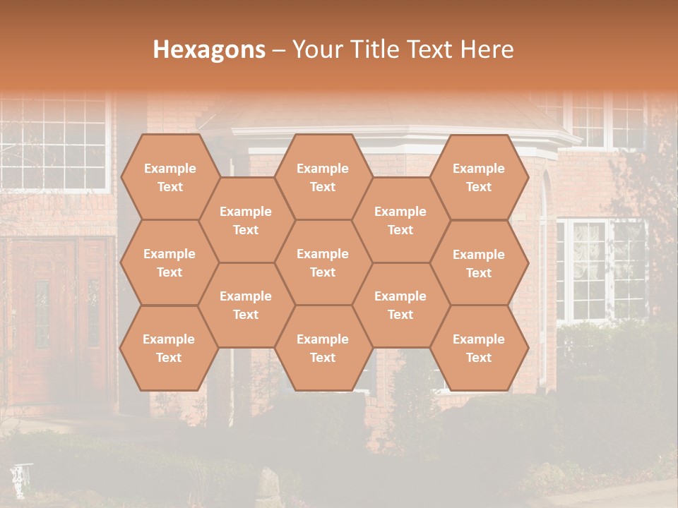 Entrance Wooden Structure PowerPoint Template