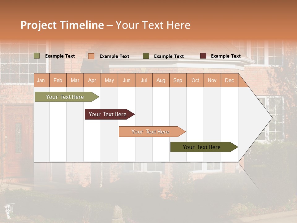 Entrance Wooden Structure PowerPoint Template