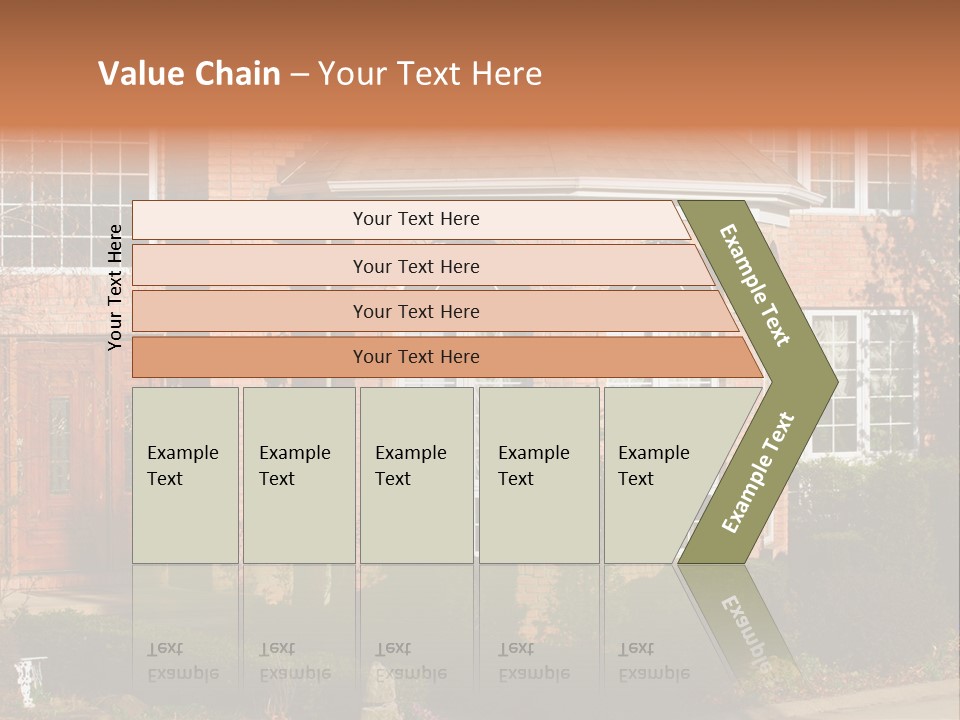 Entrance Wooden Structure PowerPoint Template
