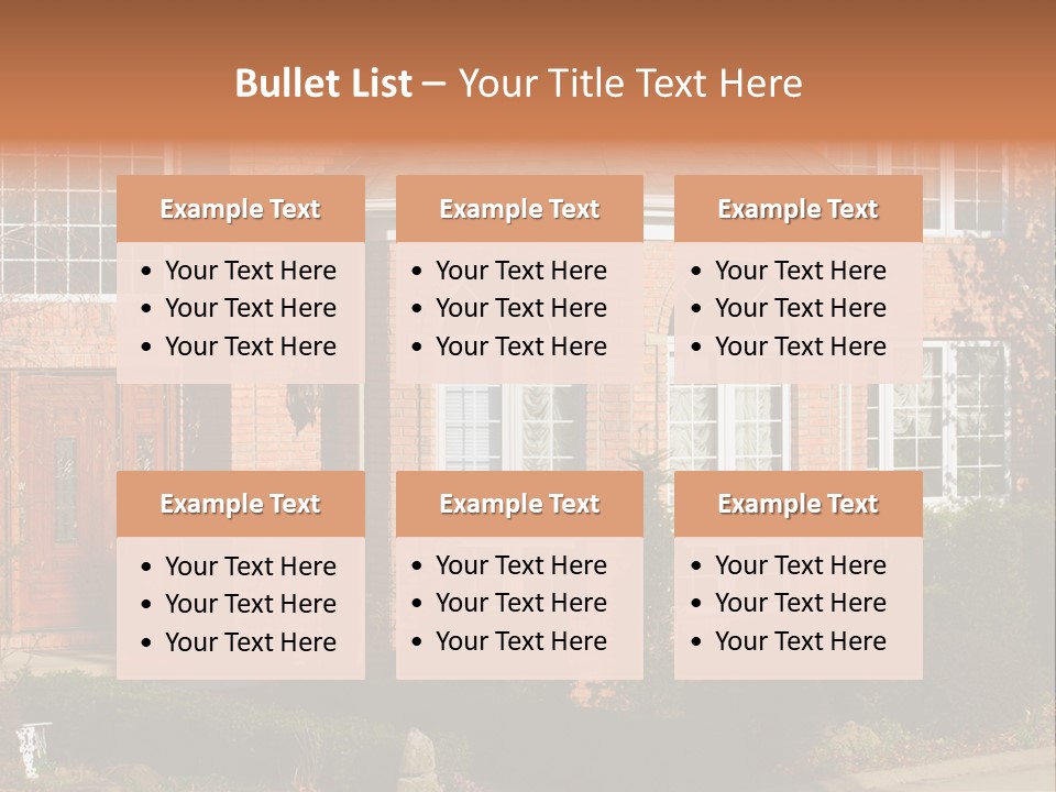 Entrance Wooden Structure PowerPoint Template
