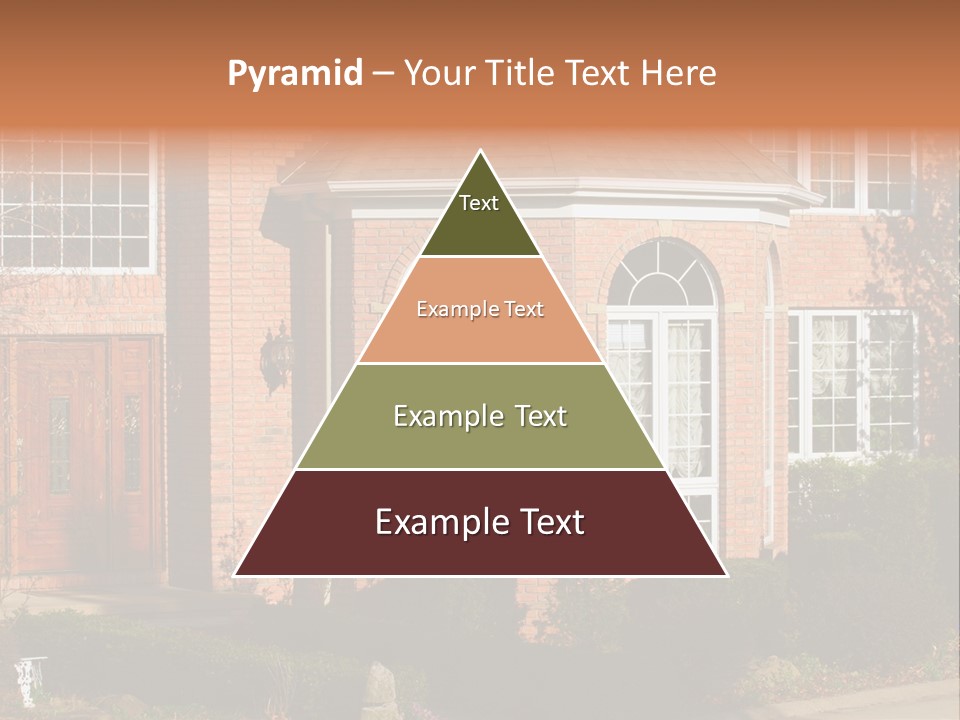 Entrance Wooden Structure PowerPoint Template