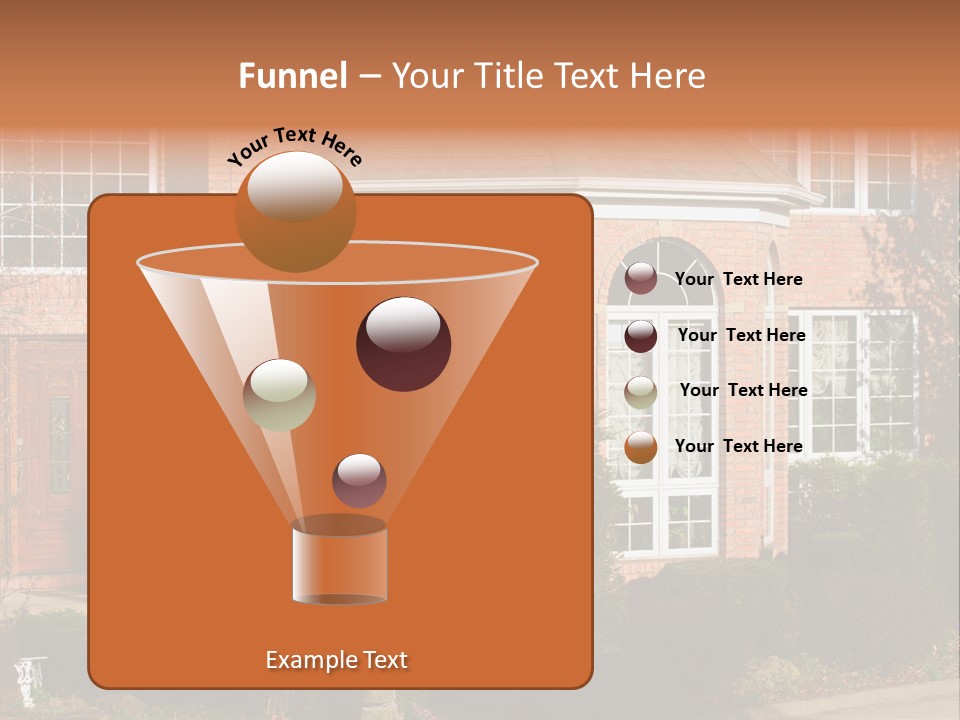 Entrance Wooden Structure PowerPoint Template
