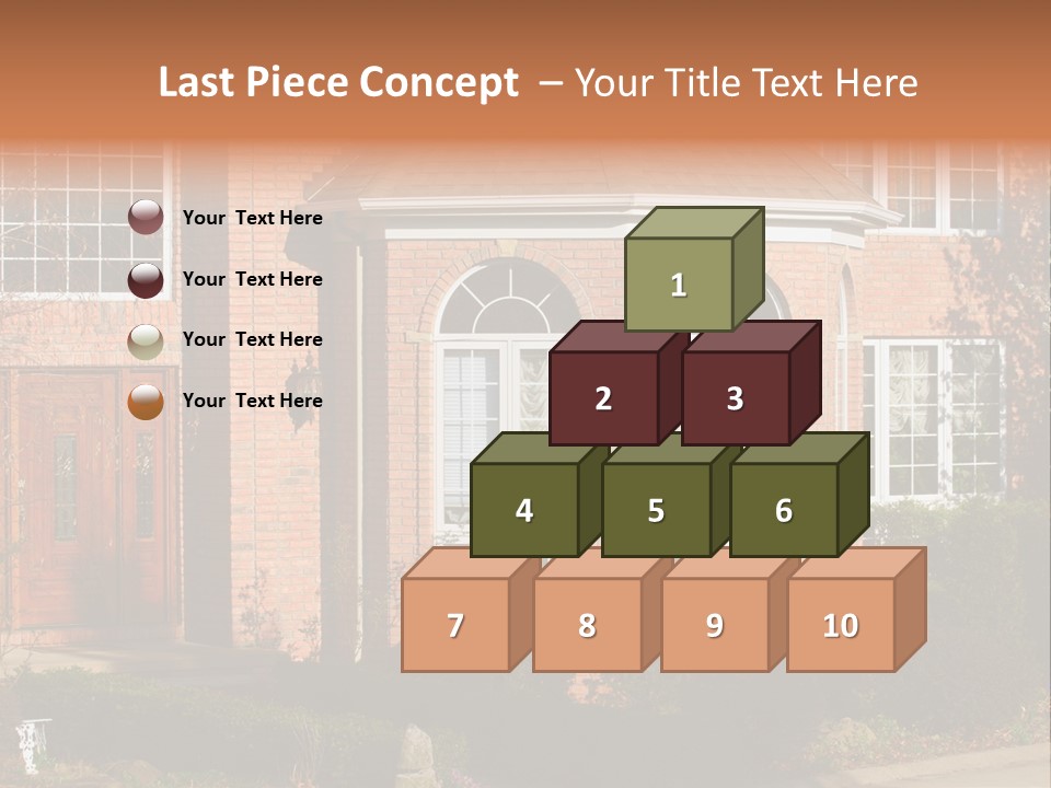Entrance Wooden Structure PowerPoint Template